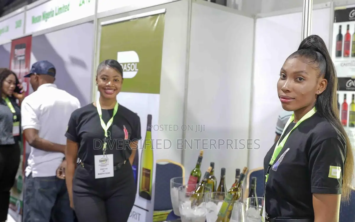 Booth at I Ga Eso Welu? Asaba Trade Fair in Oshimili South