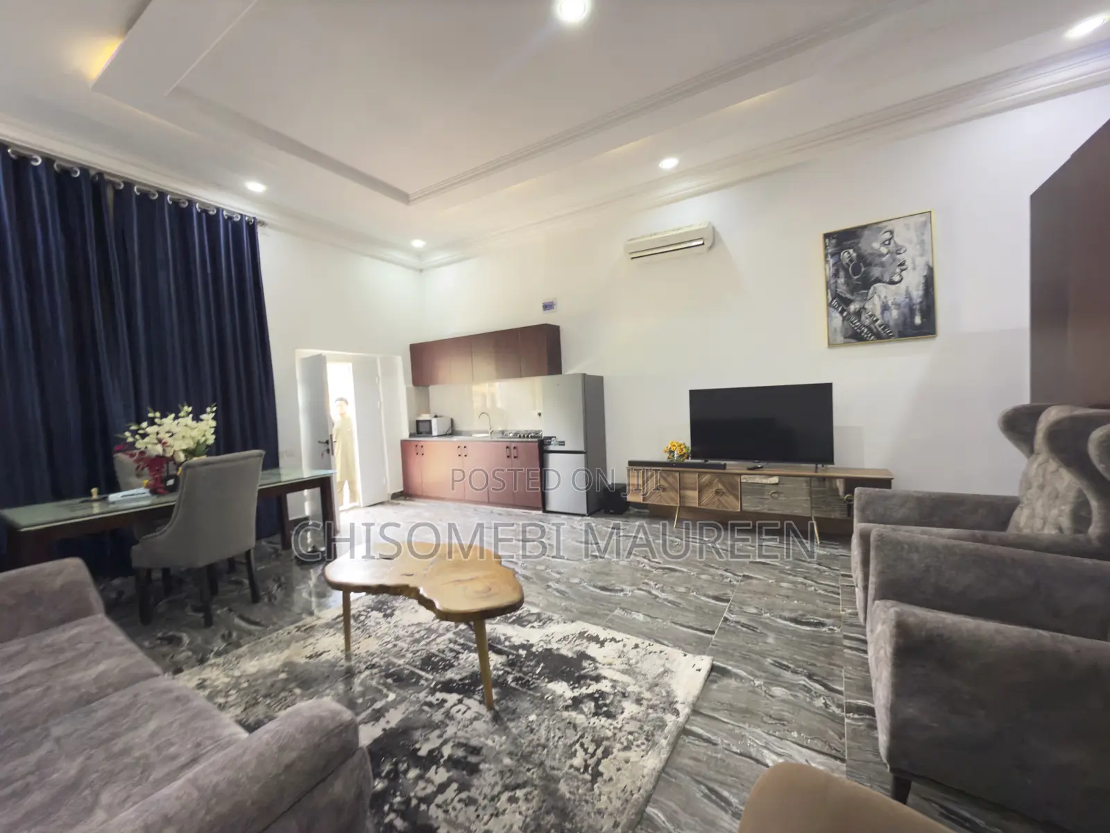 Furnished 1bdrm Bungalow in Garki for rent in Garki
