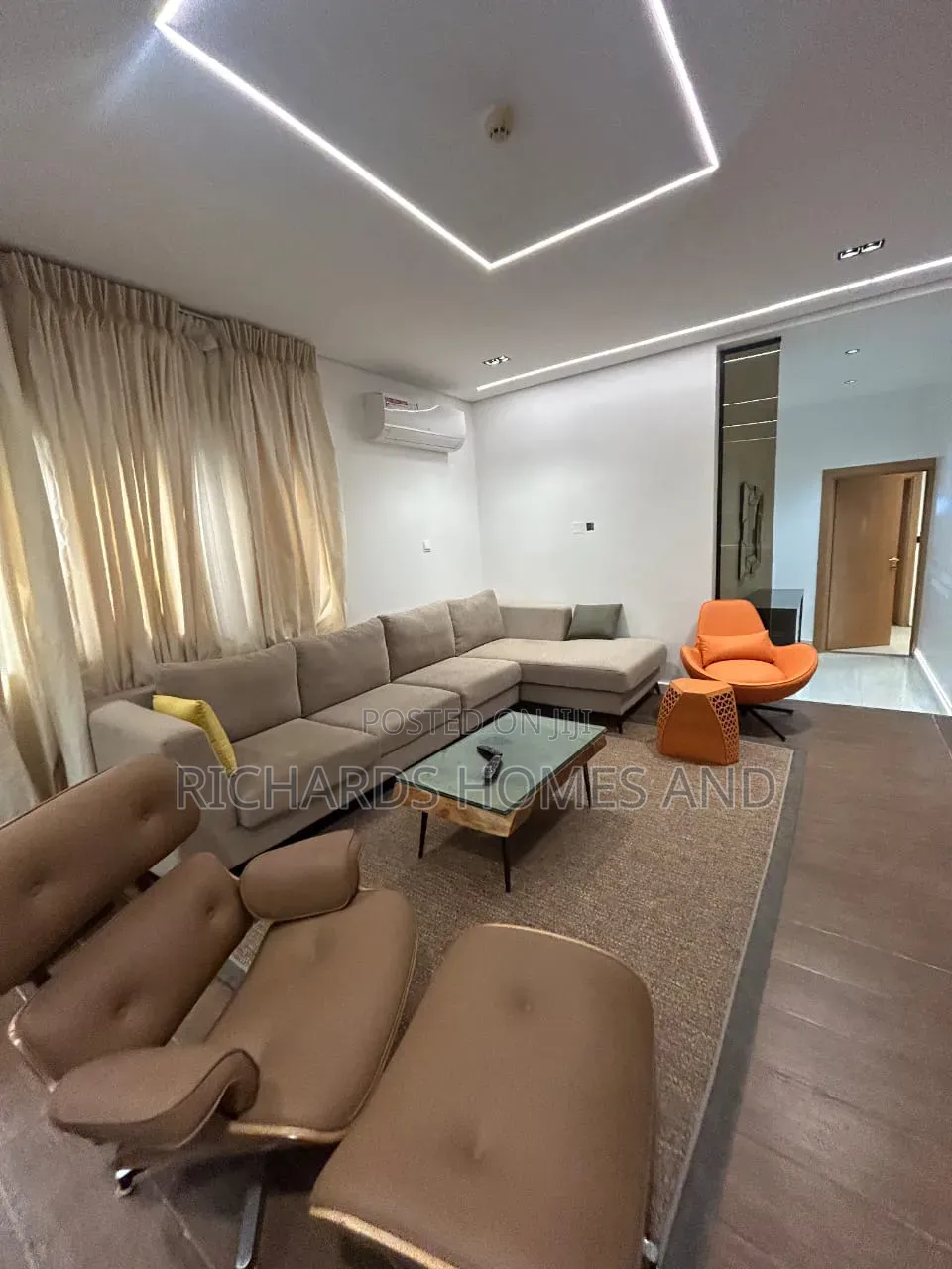 Furnished 1bdrm Apartment in Banana Island for rent in Banana Island