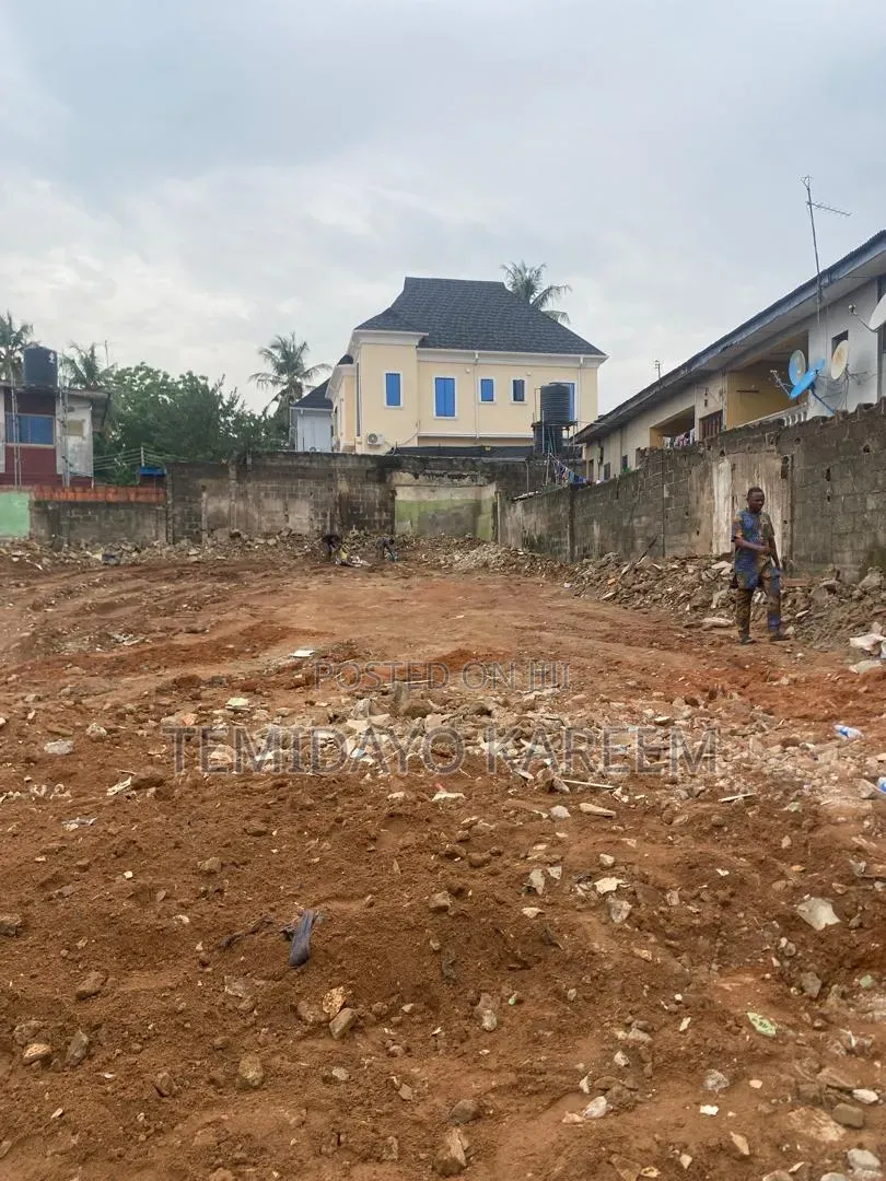 Standard Half Plot of Table Land in Serene Environment Off Ogunnsi Rd in Berger