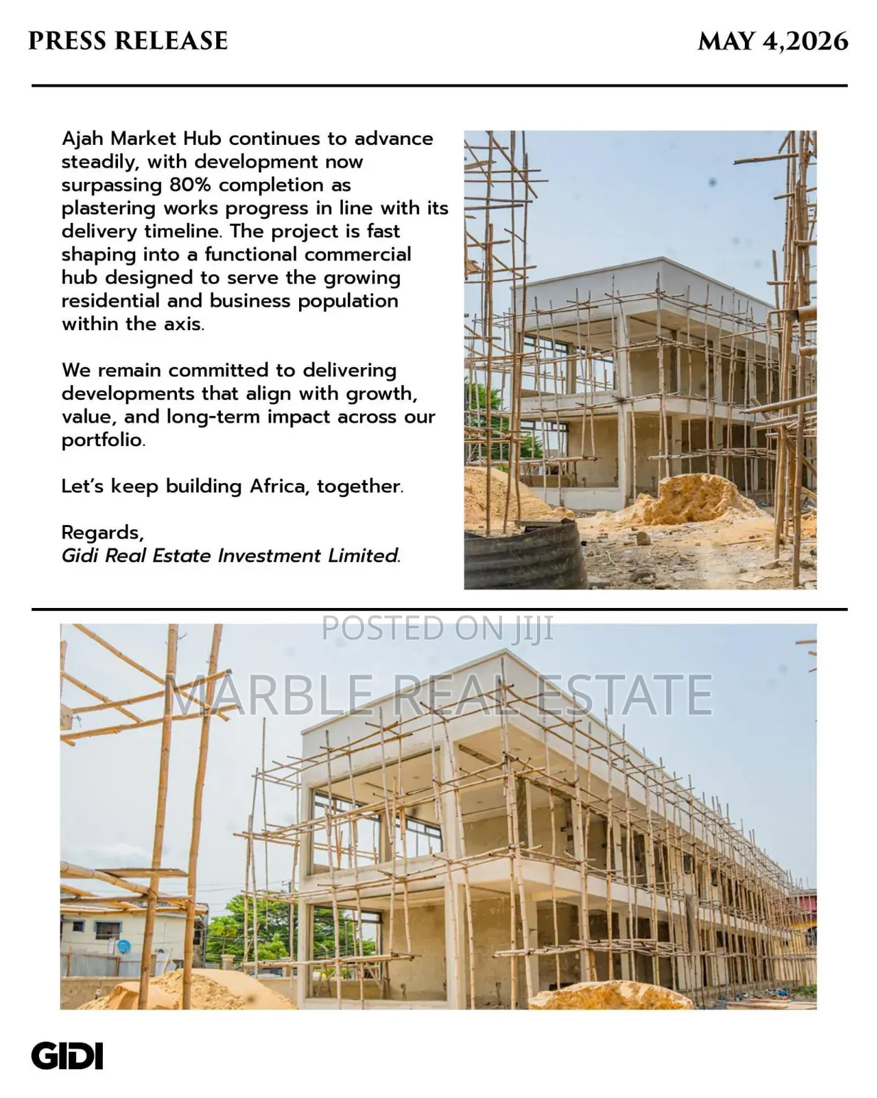 Mall Space, for Businesses and Offices in Sangotedo