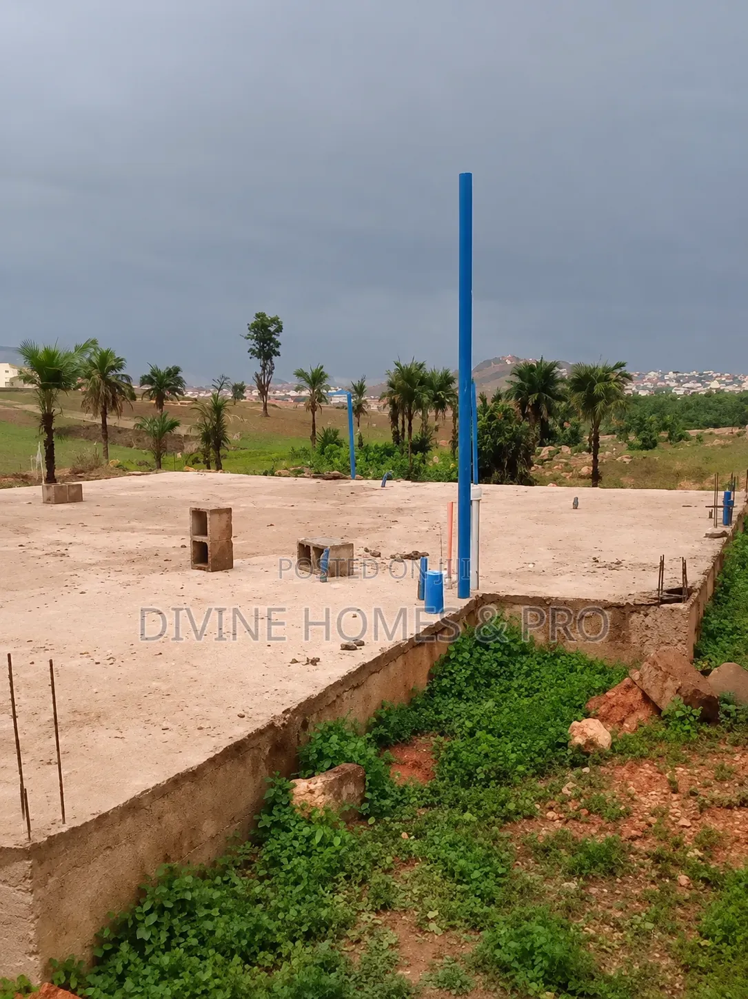 300sqm With DPC for 3 Bedroom Detached Bungalow, Buildable Livable in Kurudu