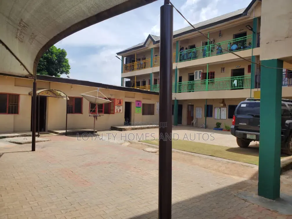 A Two Wings Storey Building, L-Shaped Ground Floor-5 Big Classrooms in Ayobo