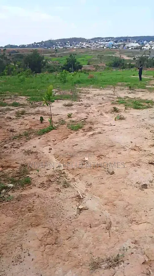 250sqm of Estate Plot for 4 Bedroom Terrace Duplex - Fcda C of O in Guzape District