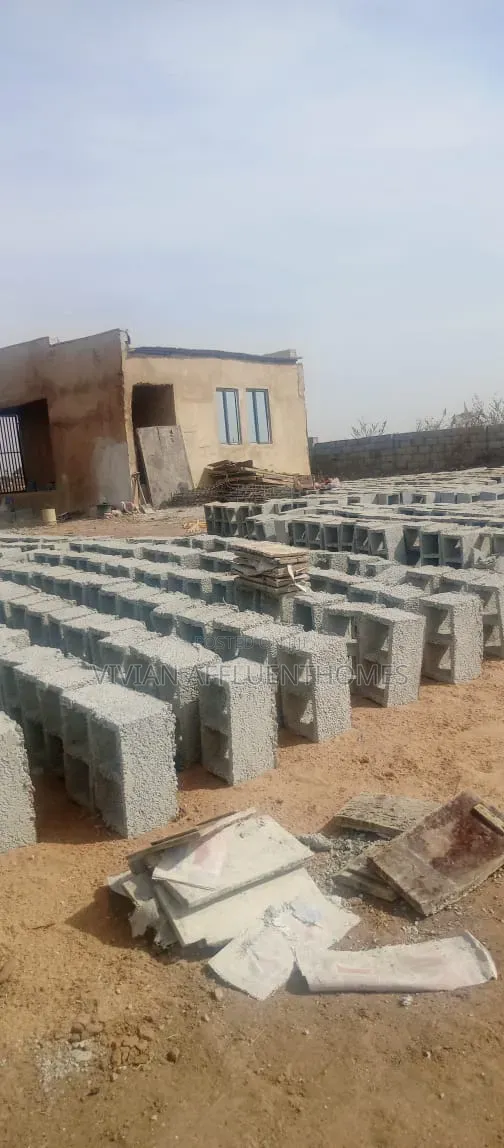 500sqm of Estate Plot: 5 Bedroom Detached Duplex With Bq-Fcda Approved in Idu Industrial