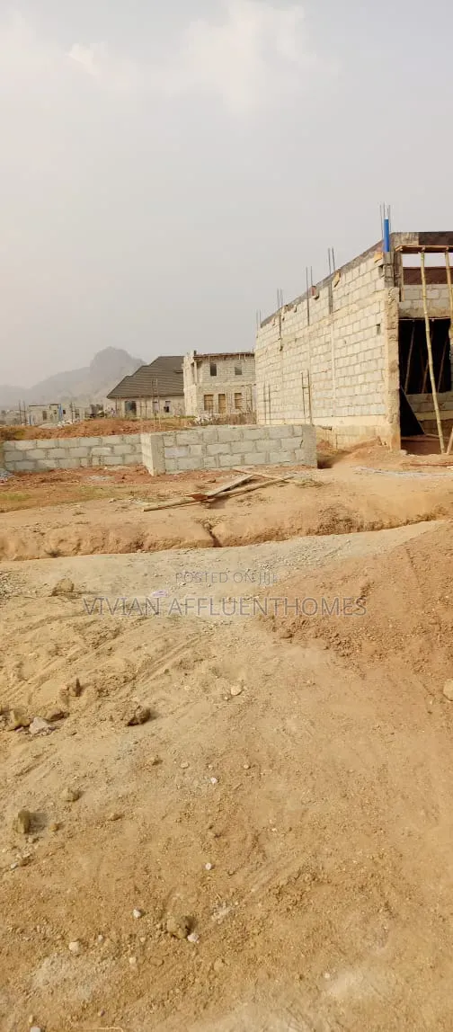 180sqm of Estate Plot for 2 Bedroom Terrace Duplex+Bq - Fcda Approved in Kuje