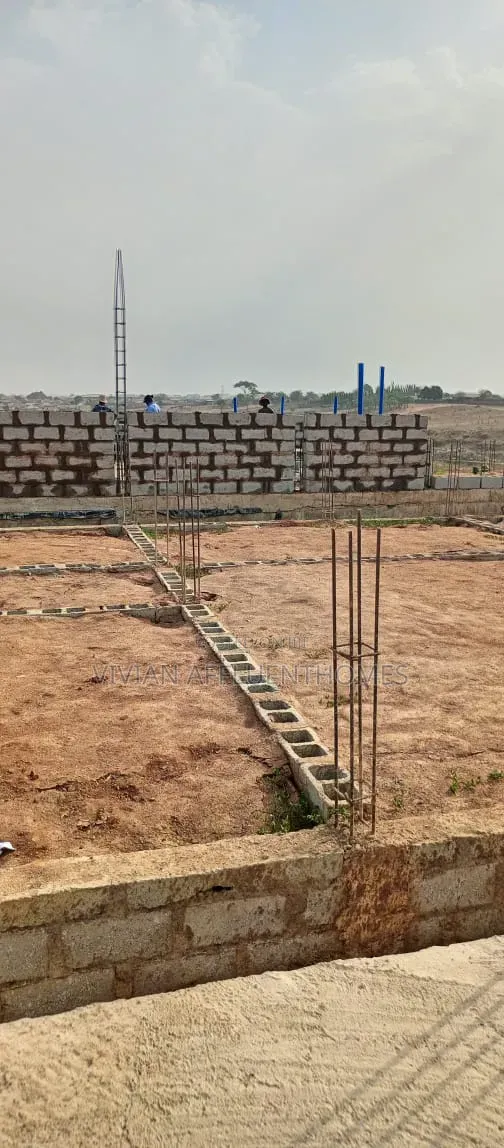 180sqm of Estate Plot for 2 Bedroom Terrace Duplex+Bq - Fcda Approved in Kuje