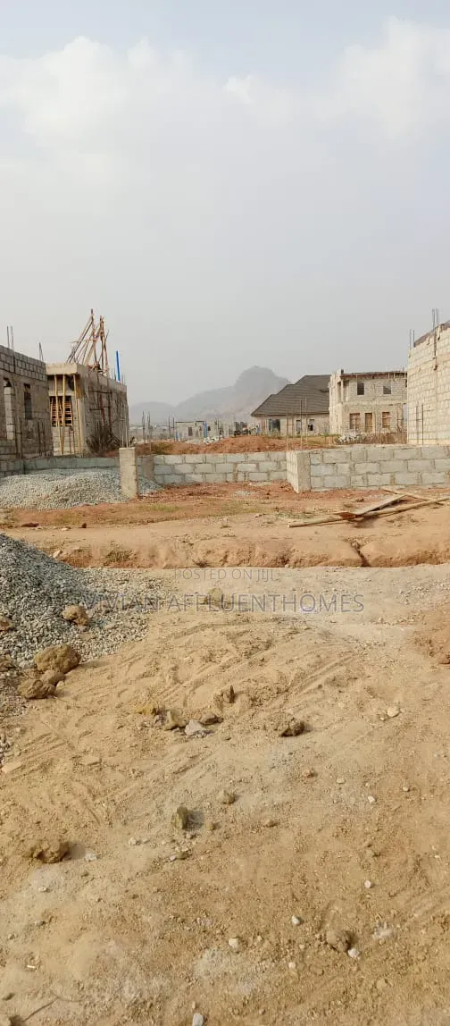 250sqm of Estate Plot for 4 Bedroom Terrace Duplex- Fcda Approved in Dei-Dei