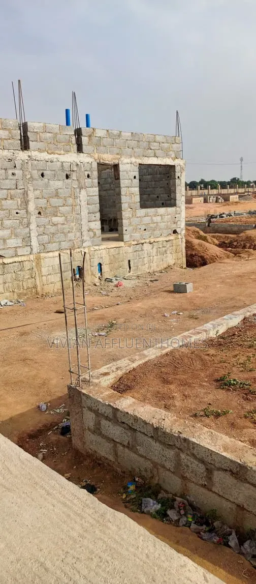 250sqm of Estate Plot for 4 Bedroom Terrace Duplex- Fcda Approved in Dei-Dei