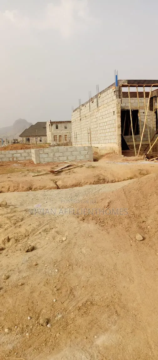 350sqm of Estate Plot for 4 Bedrm Semidetached Penthouse-Fcda Approved in Dei-Dei
