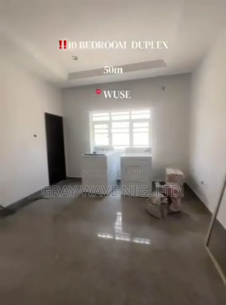 10 Bedroom Fully Detached Duplex in Zone 2 / Wuse