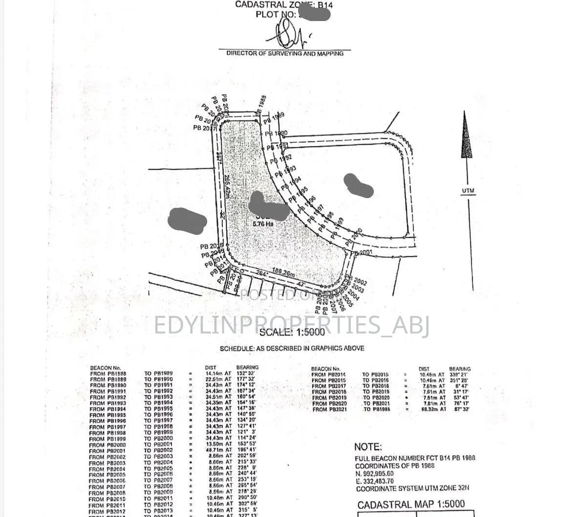 5.76 Hectares of Land for Sale at Apo Lokogoma Expressway FCT Abuja in Apo Resettlement