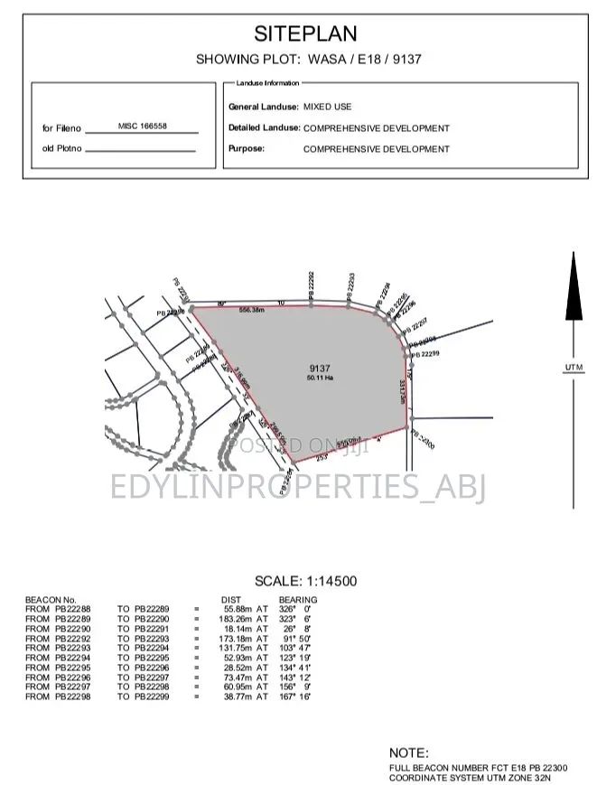 50 Hectares Of Land Facing The Tared Road At Apo Wasa Fct Abuja in Apo Resettlement