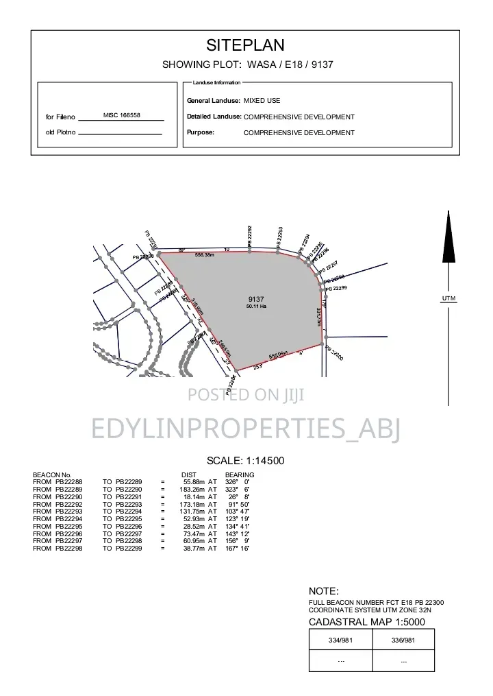 50 Hectares Of Land Facing The Tared Road At Apo Wasa Fct Abuja in Apo Resettlement