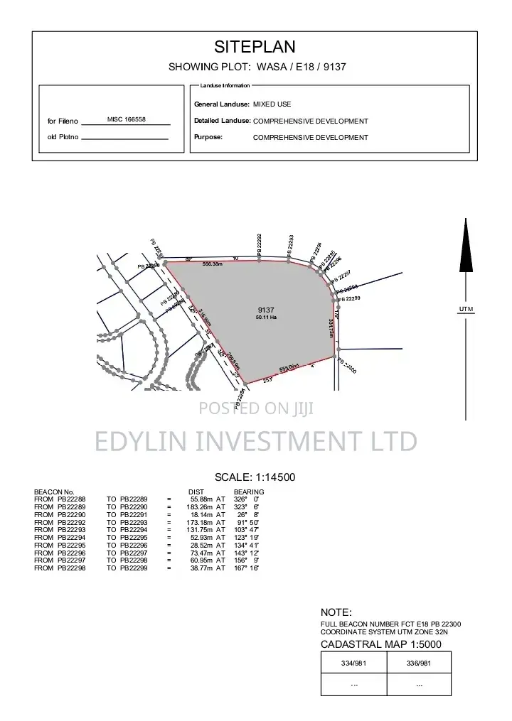 50 Hectares Of Land Facing The Tared Road At Apo Wasa Fct Abuja in Apo Resettlement
