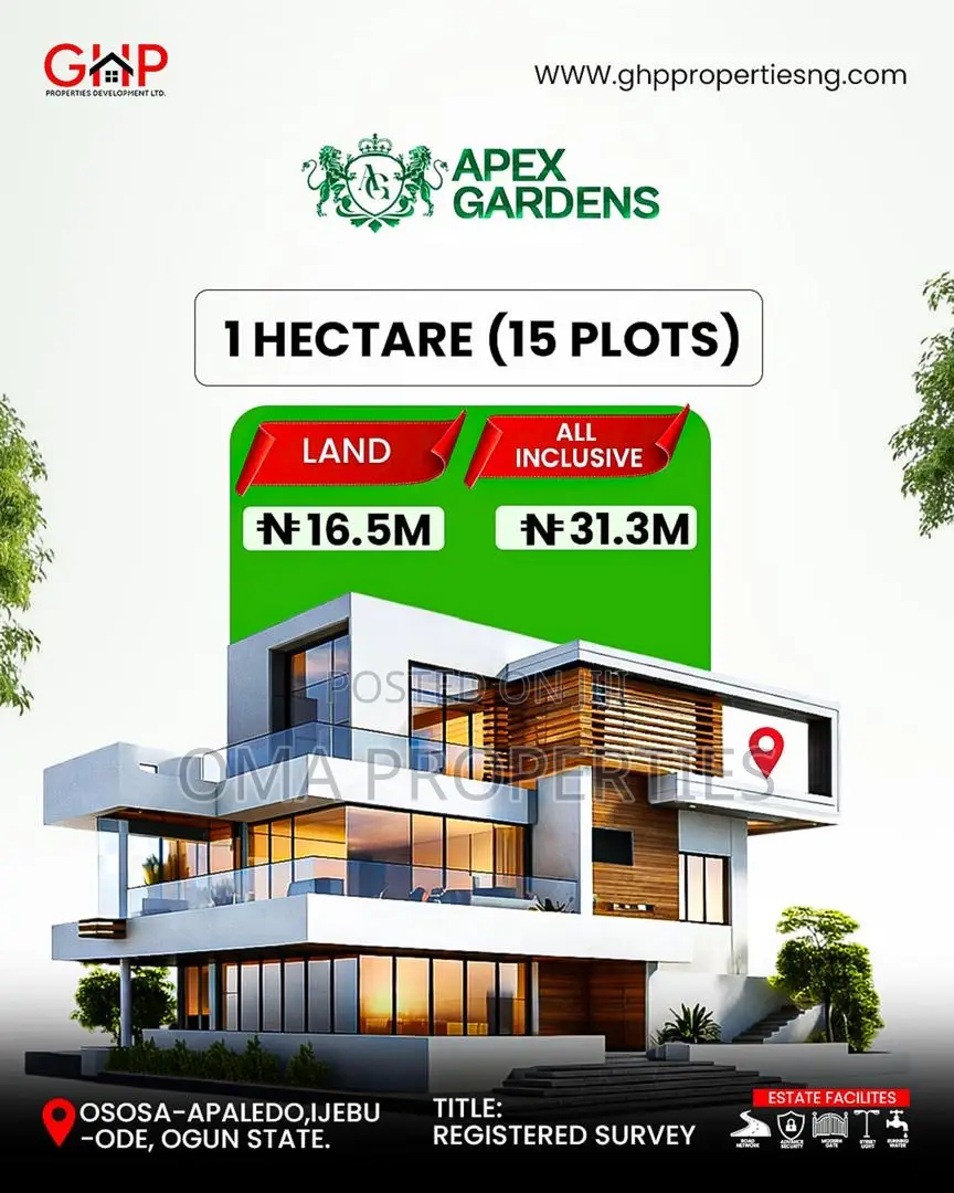 Land for Sale in Ogun in Ijebu Ode