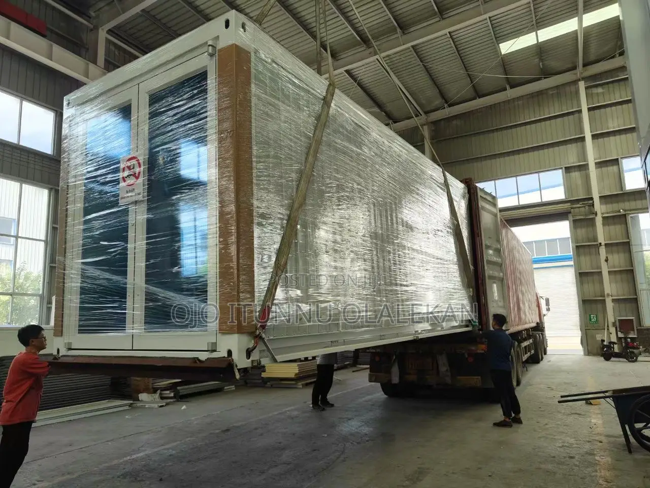 Inported Movable Houses in Central Business District