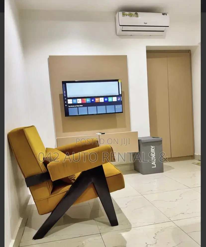 1 Bedroom Apartment in Wuye With 24/7 A.C, Lounge Bar in Wuye