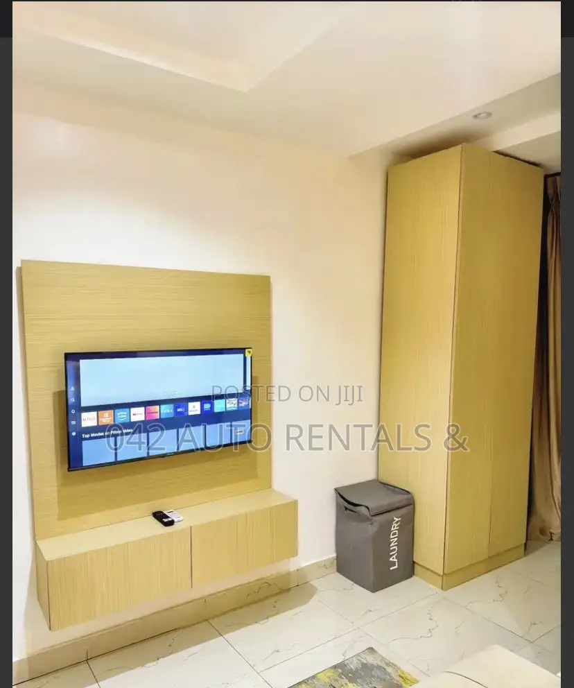 1 Bedroom Apartment in Wuye With 24/7 A.C, Lounge Bar in Wuye