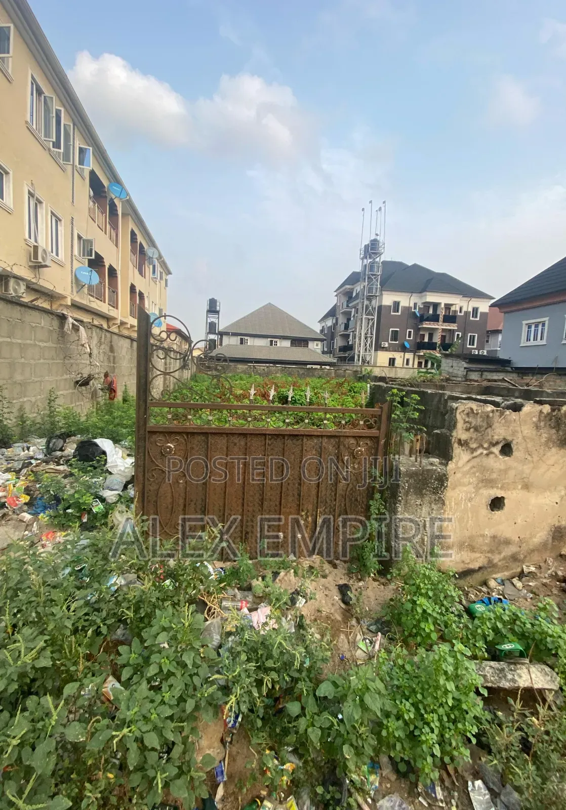 Half Plot of Land for Sale in Hosana Hosanna Estate in Ago Palace