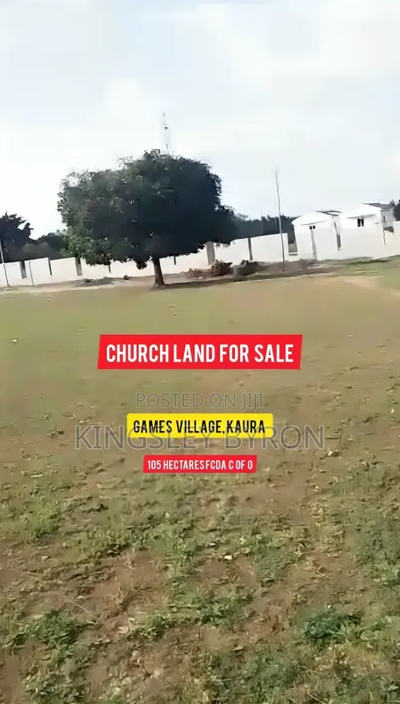 Hot Church Land 105 Hectares for Sale at Games Village, Kaura in Kaura