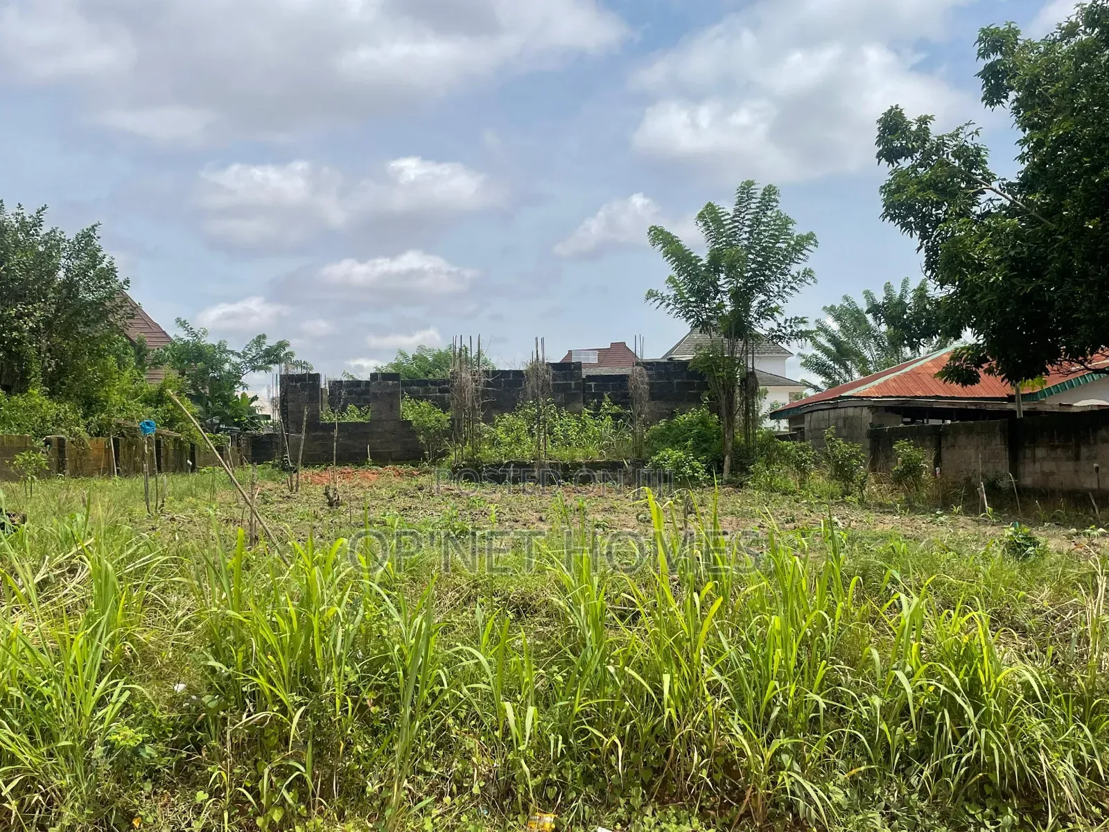 Uncompleted Building on a Plot of Land Is Available in Akure