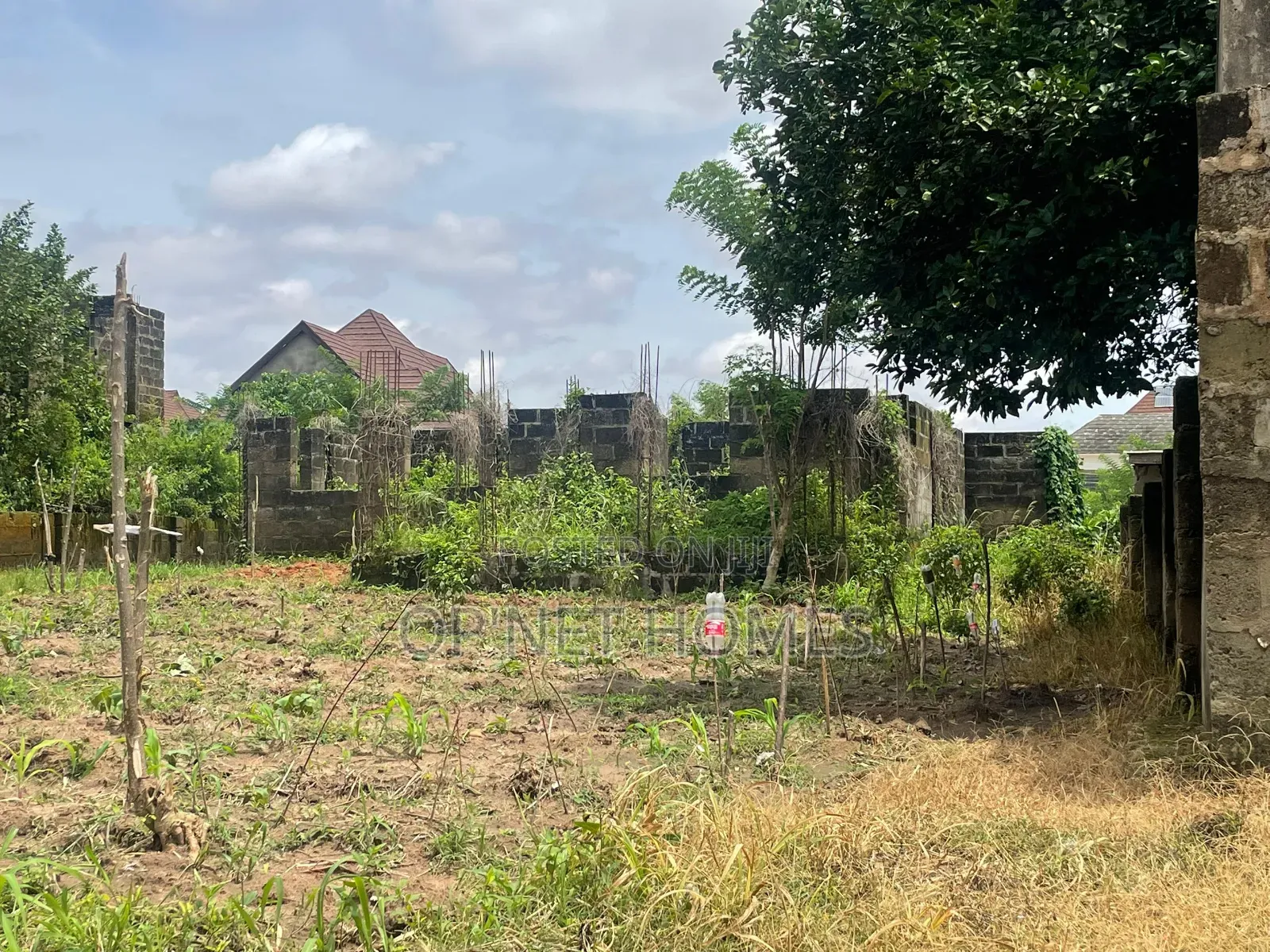 Uncompleted Building on a Plot of Land Is Available in Akure