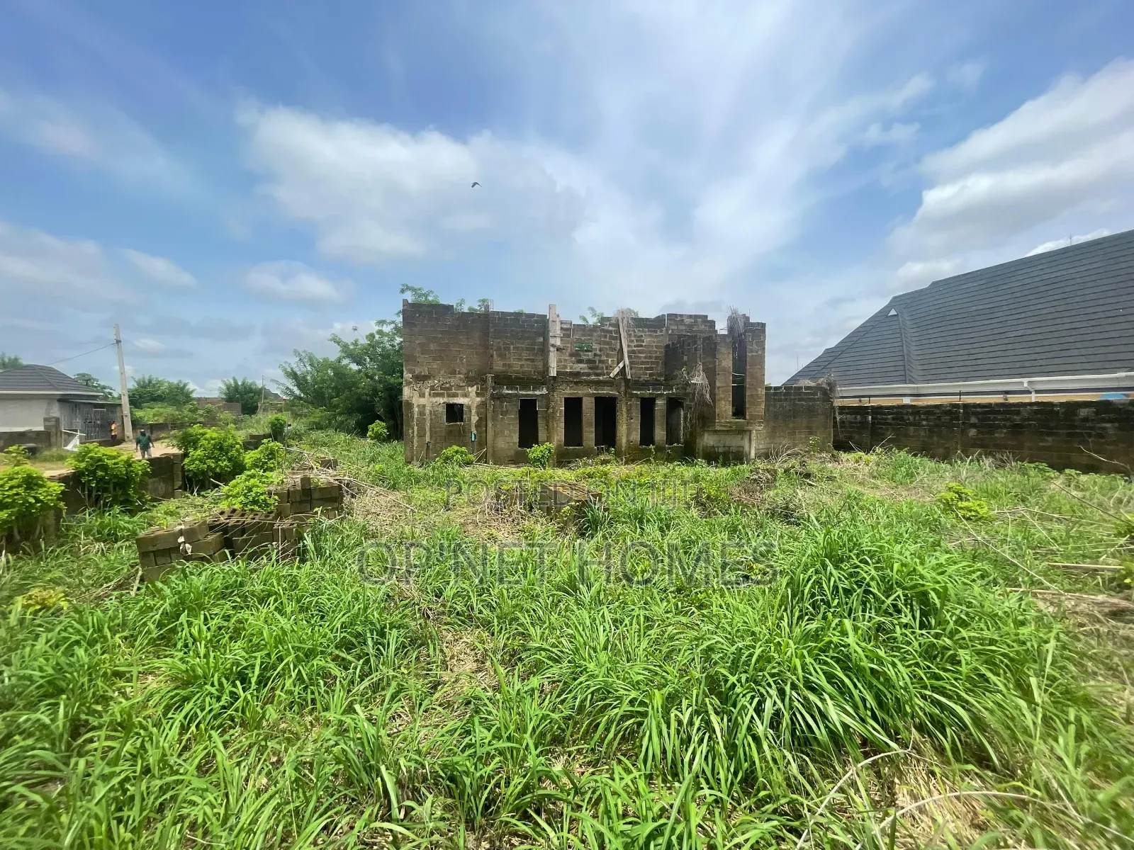 Uncompleted Building on More Than a Plot of Land in Akure