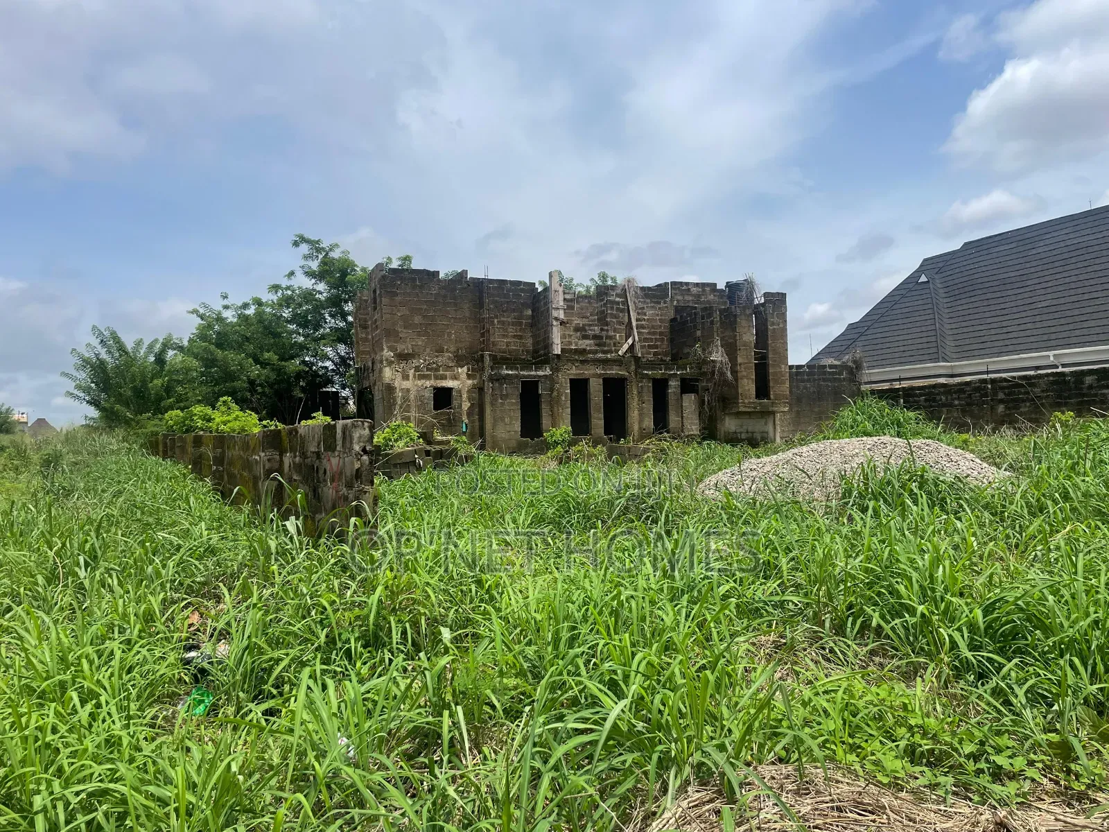 Uncompleted Building on More Than a Plot of Land in Akure