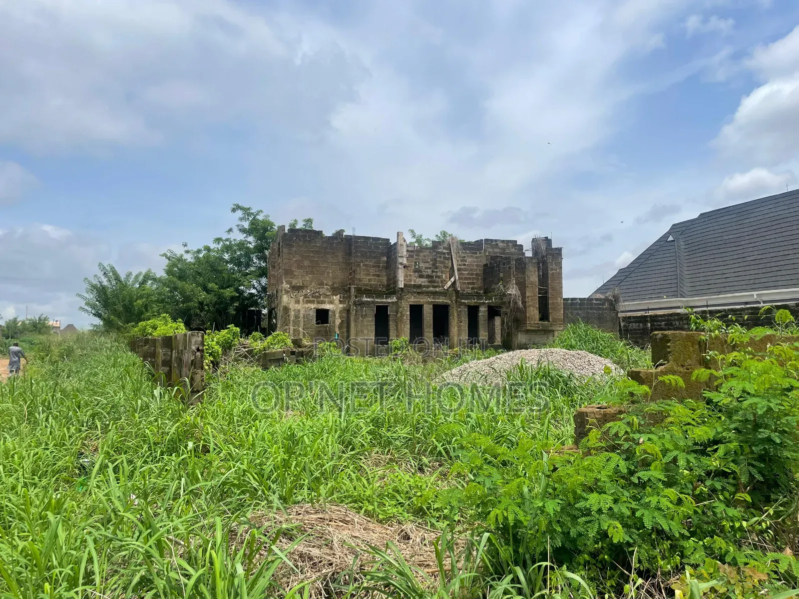 Uncompleted Building on More Than a Plot of Land in Akure