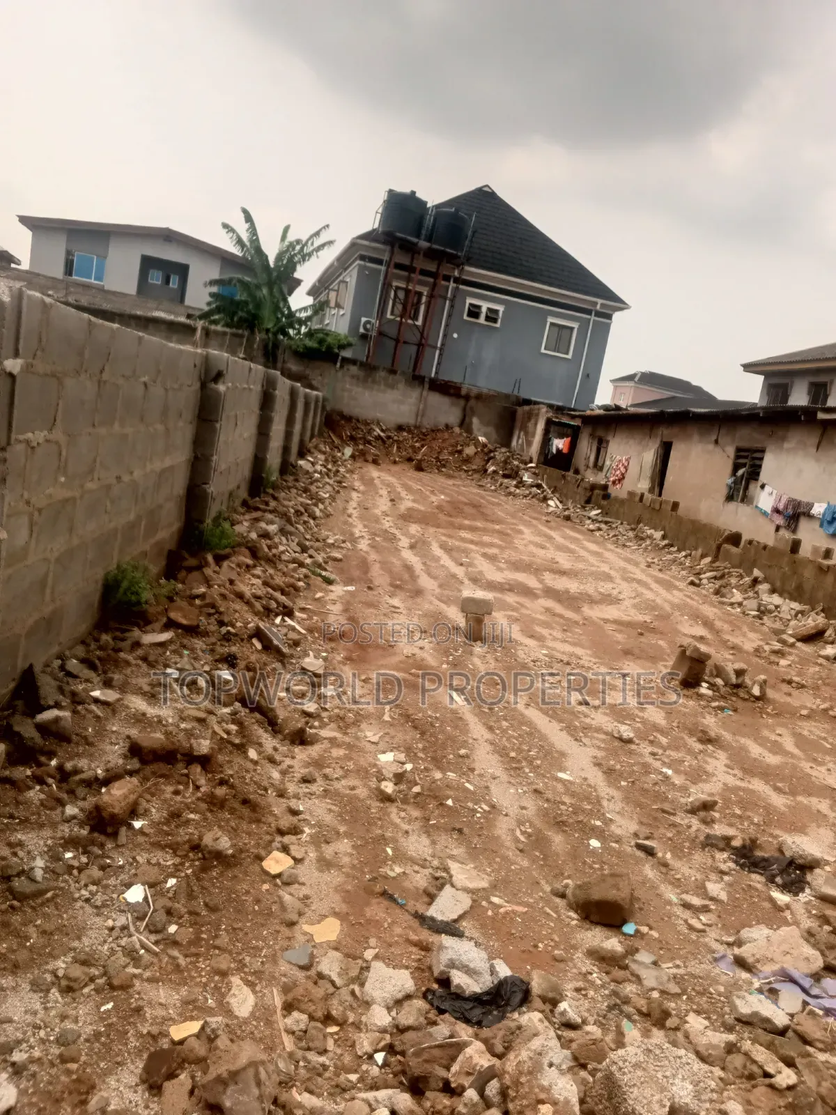 Half Plot of Land Along Tarred Street at Balogun in Iju-Ishaga