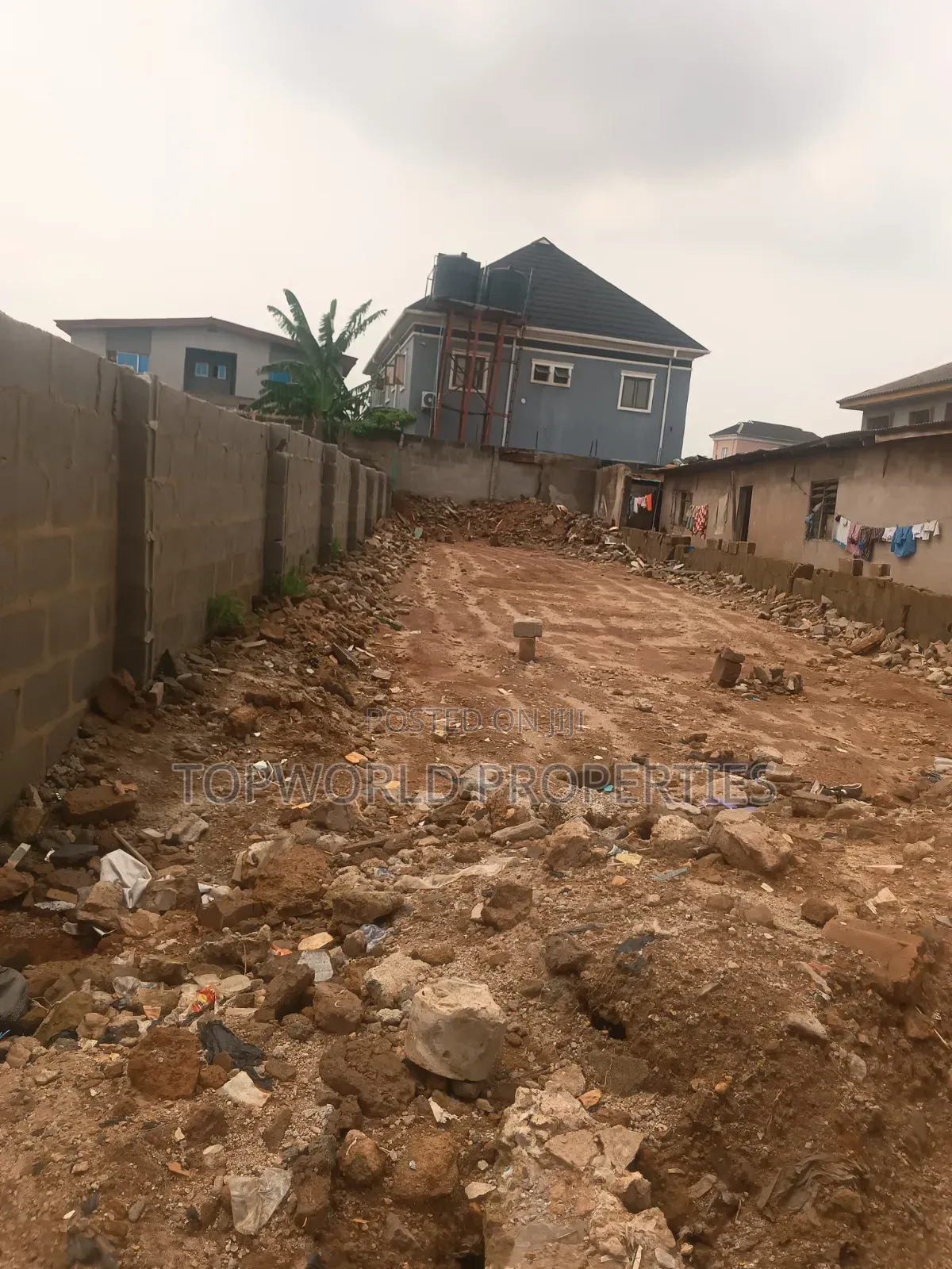 Half Plot of Land Along Tarred Street at Balogun in Iju-Ishaga