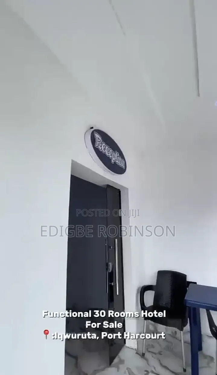 Functional 30 Rooms Hotel for Sale in Port-Harcourt in New Layout