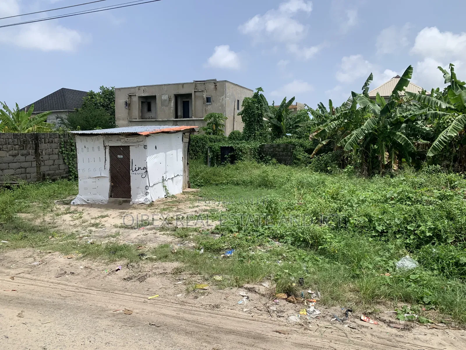 Full Plot With 8 Units of Mini Flat Built to Window Level in Ajah