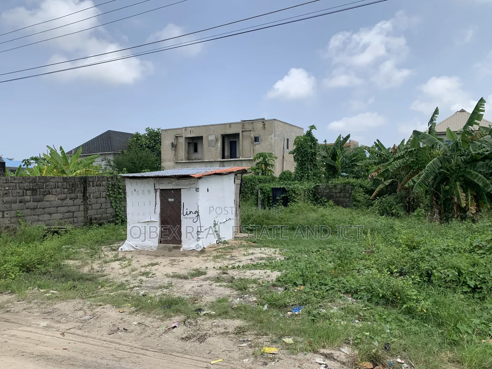 Full Plot With 8 Units of Mini Flat Built to Window Level in Ajah