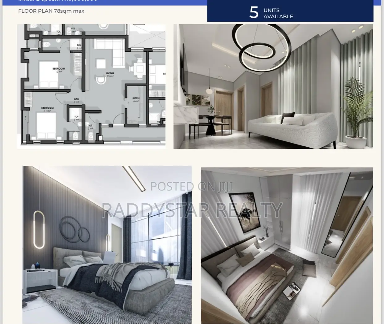 Own An Affordable Property Opp Queen’S Court For Shortlet in Akowonjo