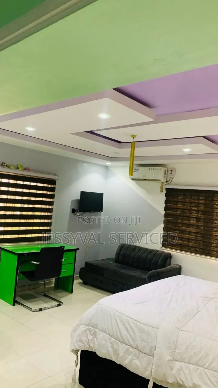 Affordable Luxury Studio Apartment With 24 Hour Electricity in Dawaki