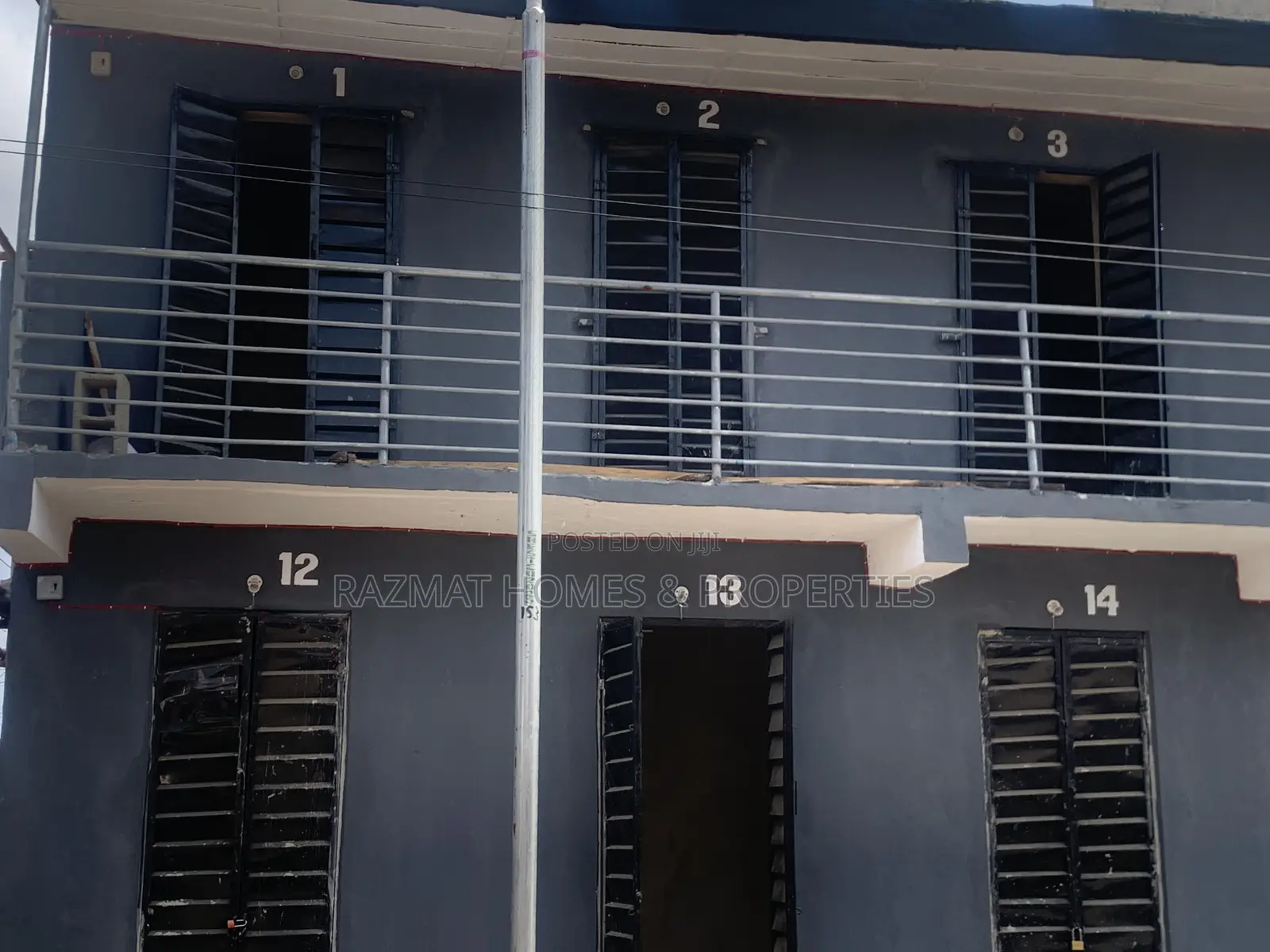 A Newly Built Shop Facing the Road in Ijesha