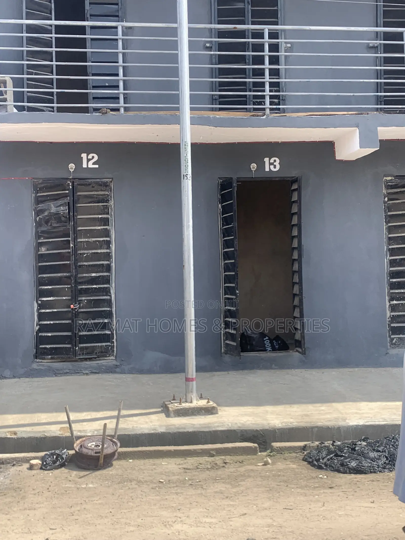 A Newly Built Shop Facing the Road in Ijesha