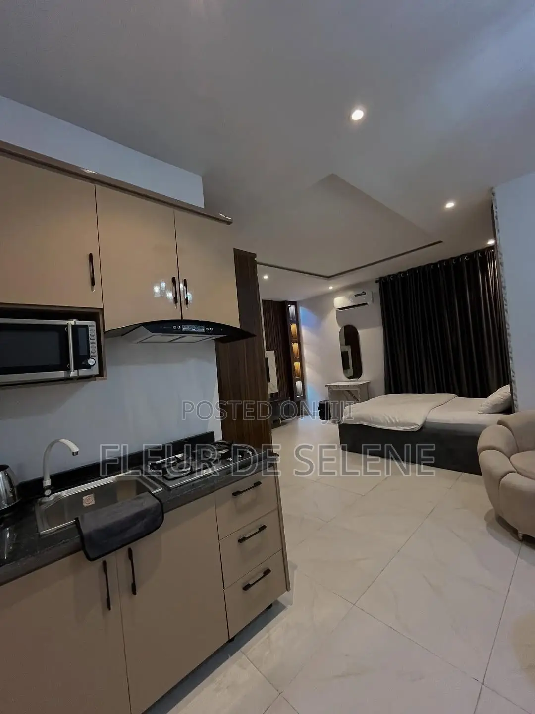 Furnished Studio Apartment in Golden Pearl, Sangotedo for rent in Sangotedo