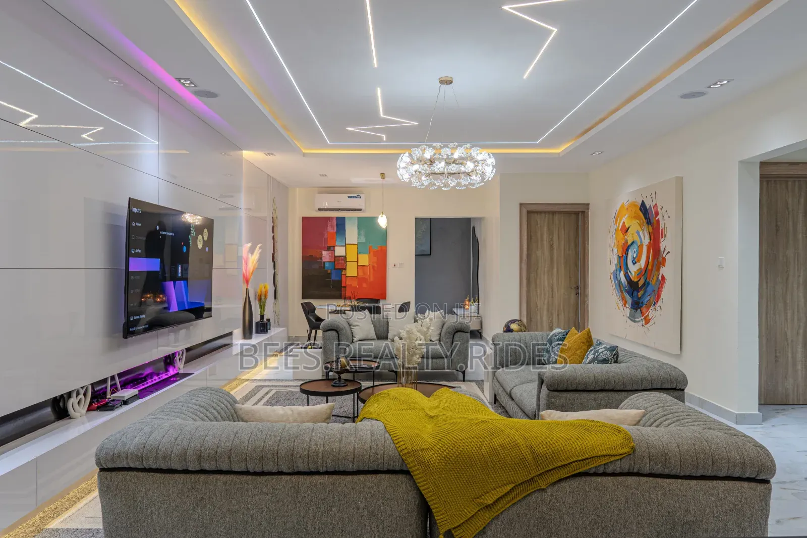 City View 3 Bedroom With a Ps5, Snooker/Tennis Table, Pool Gym in Lekki Phase 1