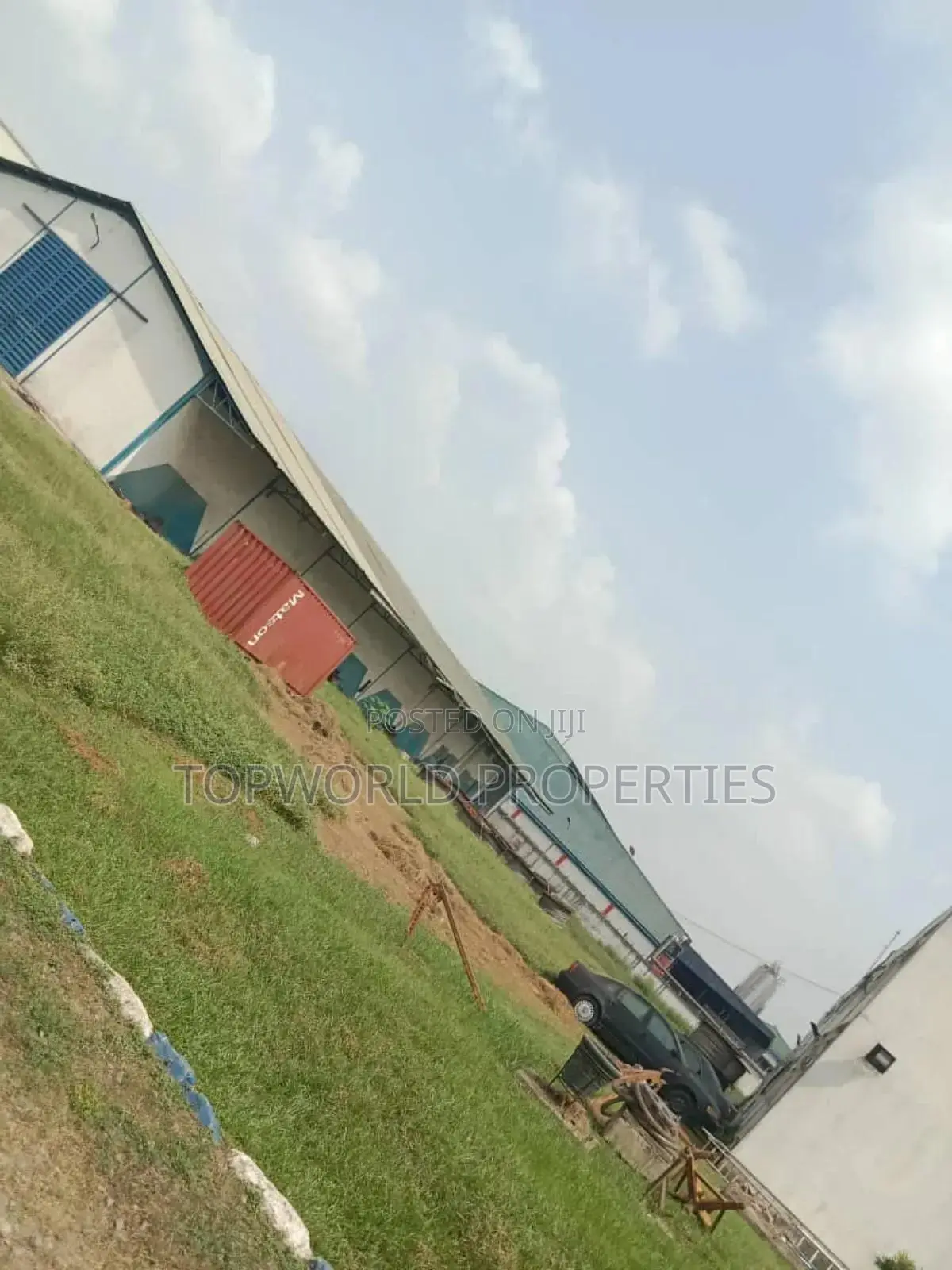 3.1 Acres With Warehouse and Offices on the Road at Ogba in Ogba