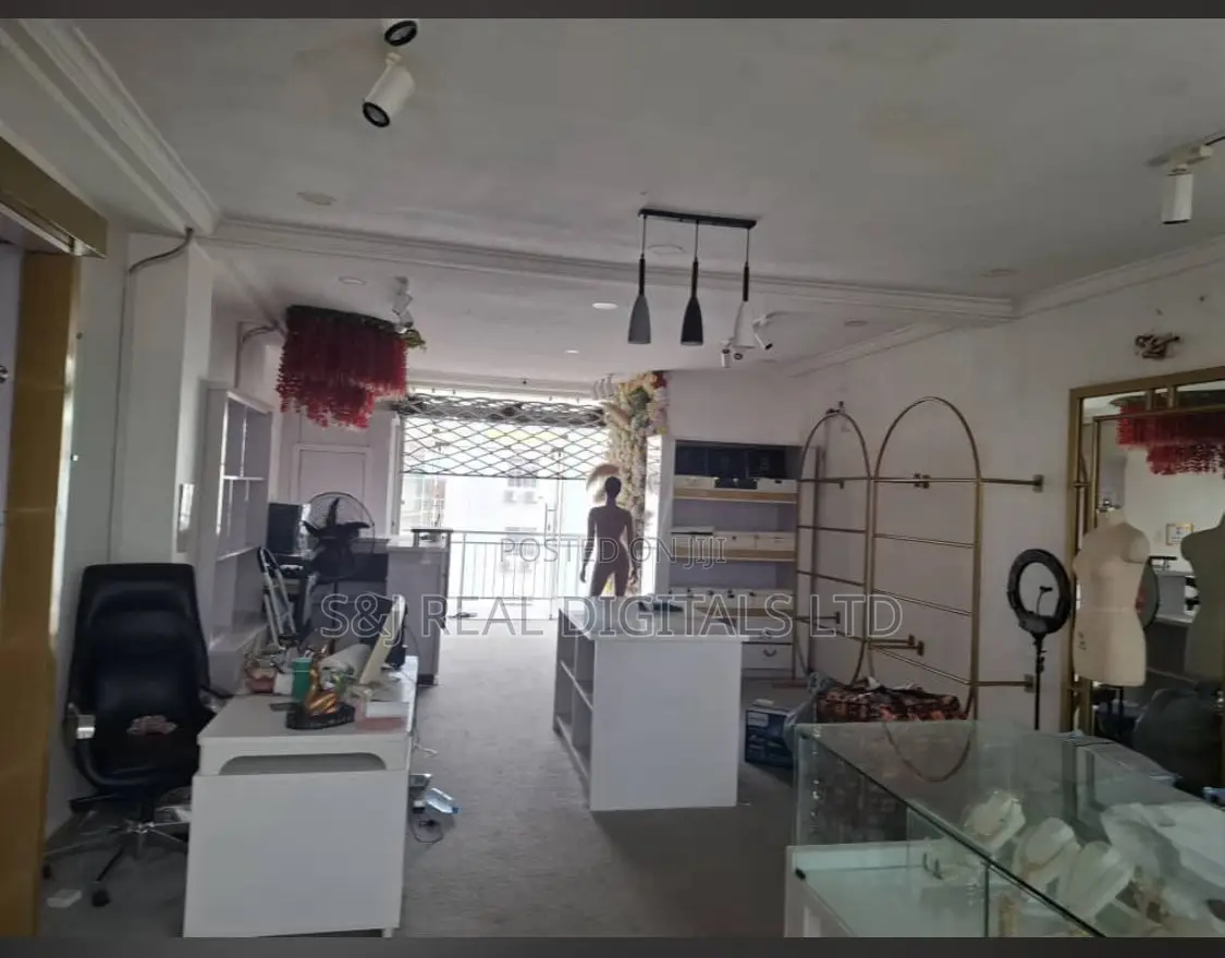 A 60sqm Shop Space Serviced With a Central Generator in Wuse 2