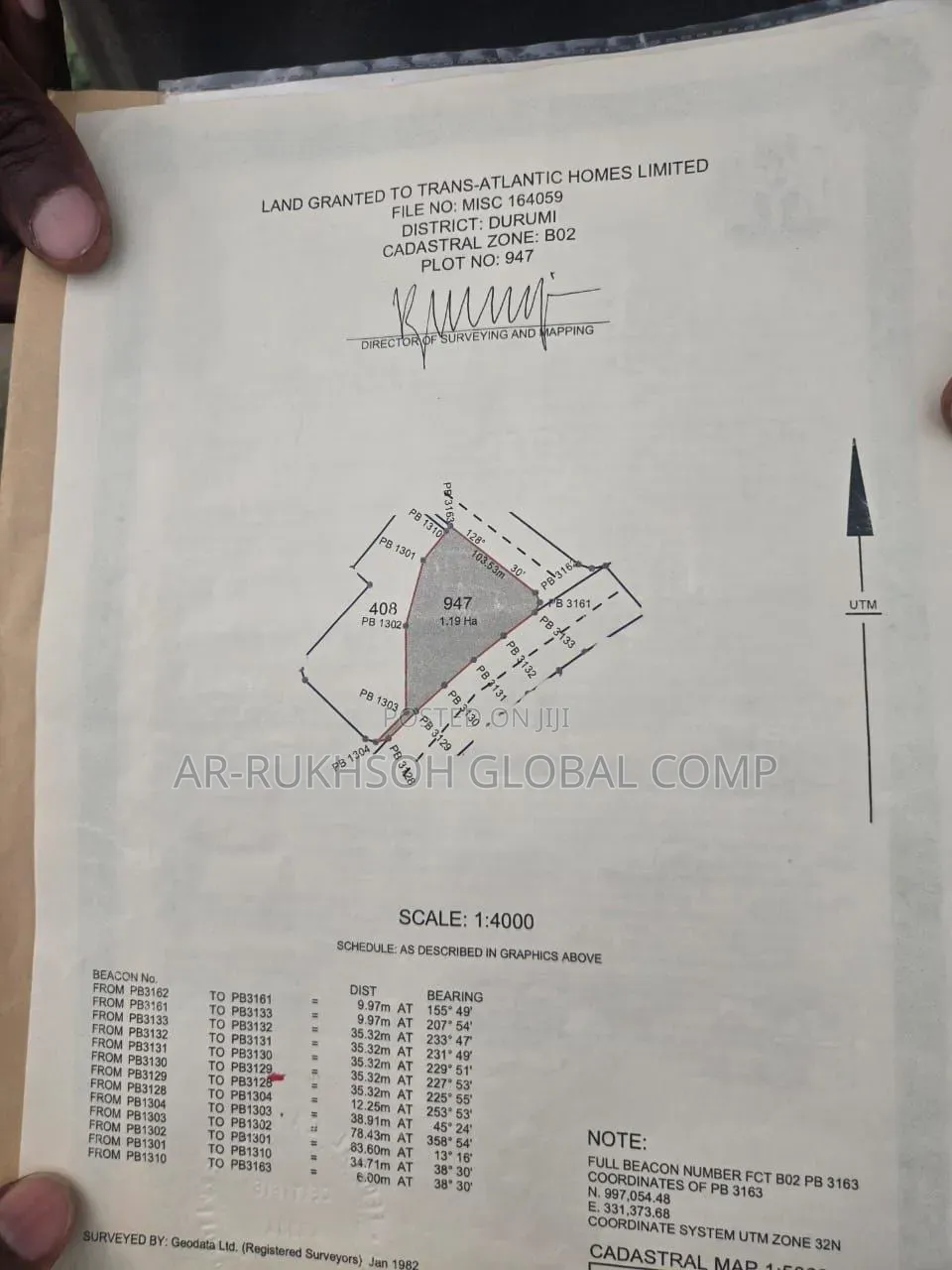 1.19hectares Mixed Use Comprehensive Development in Kubwa