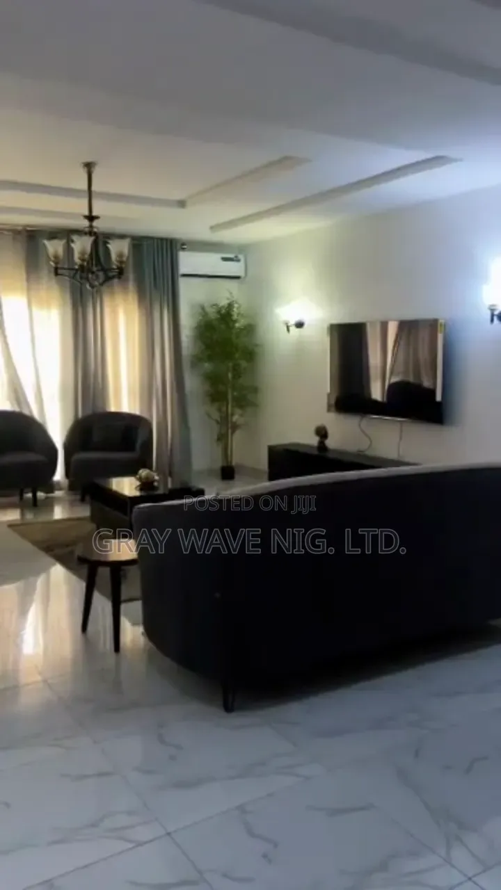 Furnished 3bdrm Apartment in Federal Housing, Guzape District for rent in Guzape District