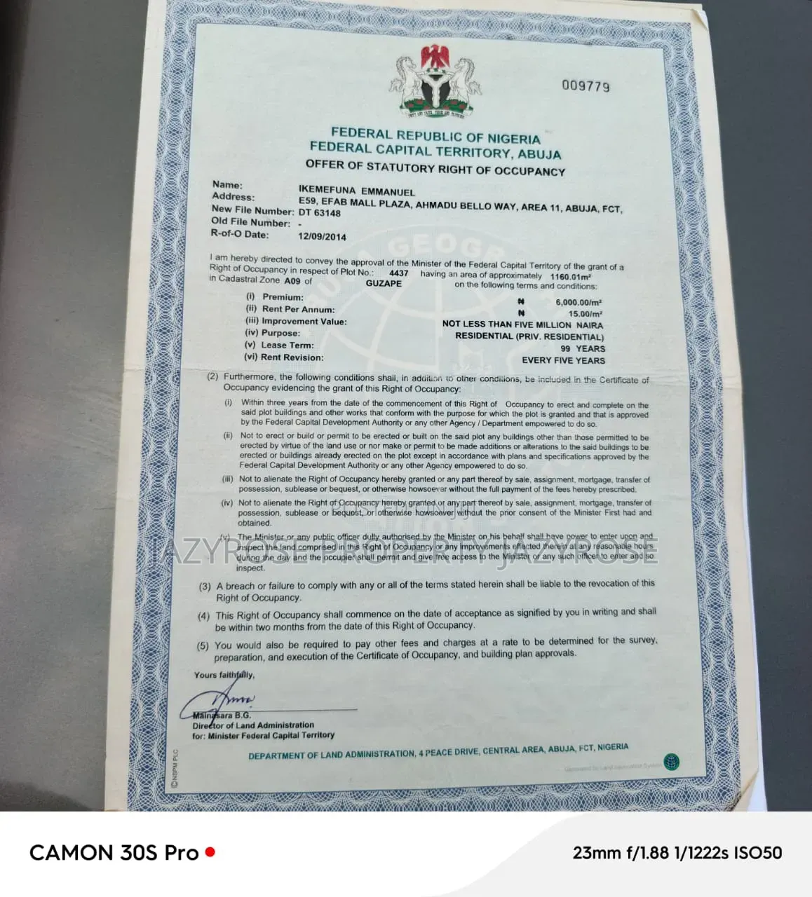 Hot Guzape Land for Sale in Guzape District