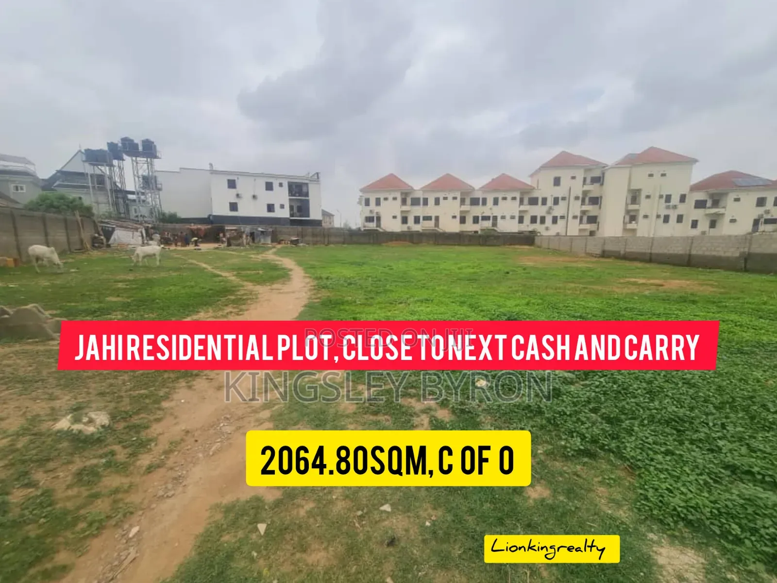 Direct Jahi Residential 2040,80sqm Close to Next Cash Carry in Jahi