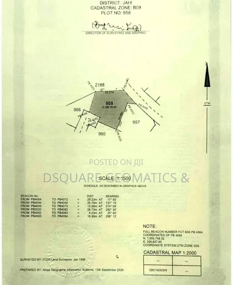 Abuja Fcda Allocation Land for Sale in Jahi