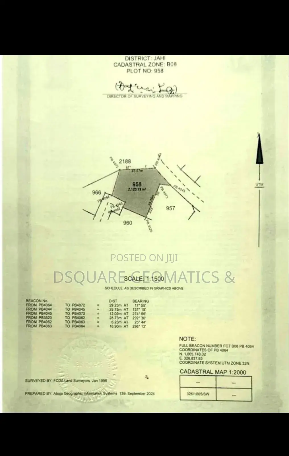 Abuja Fcda Allocation Land for Sale in Jahi