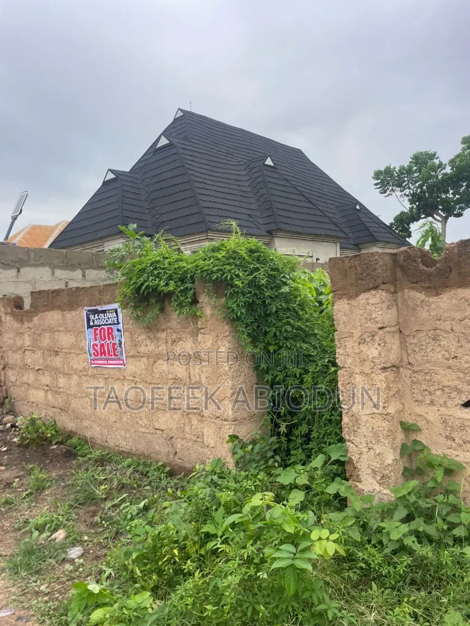 A Plot of Land at Adeleke Estate With Fence and Gate in Olorunda-Osun